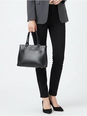 Giani Bernini Black Leather Handbag